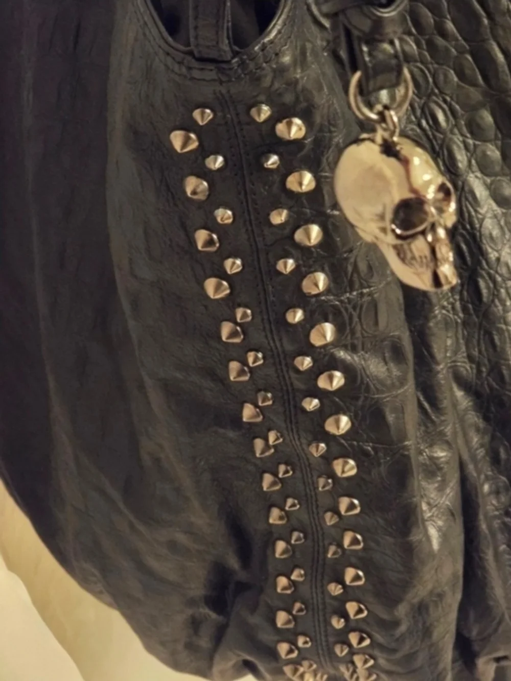 Thomas Wylde Studded Leather Hobo Bag